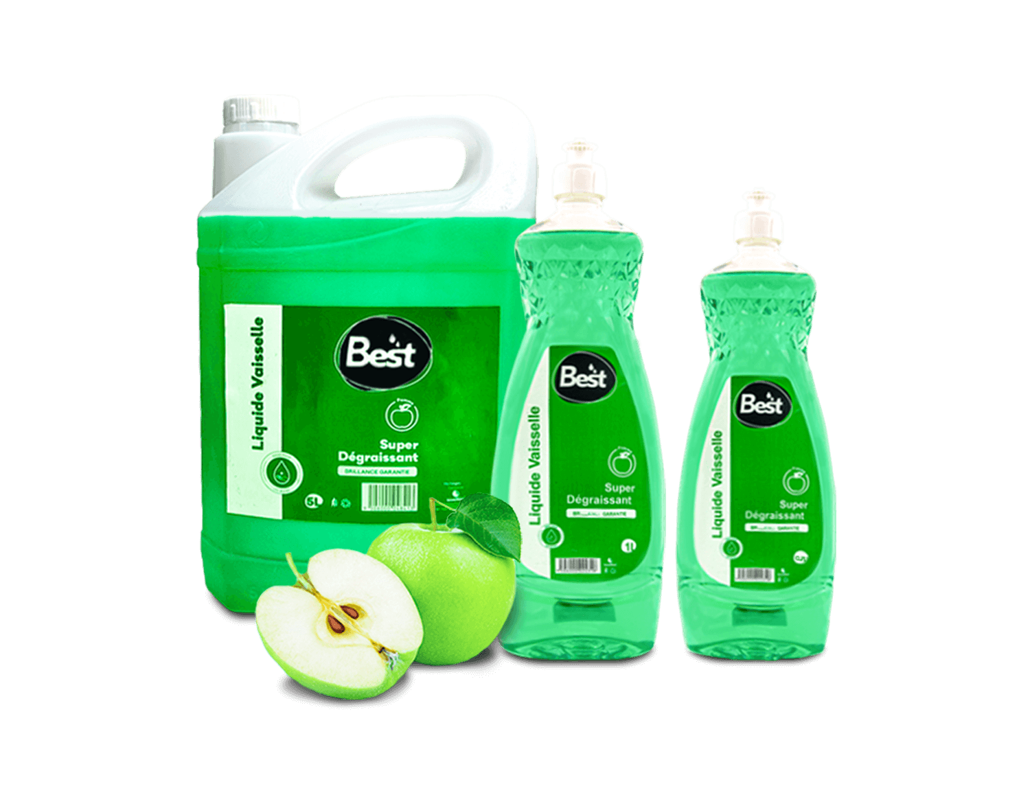 Liquide vaisselle parfum pomme - ECOCLEAN