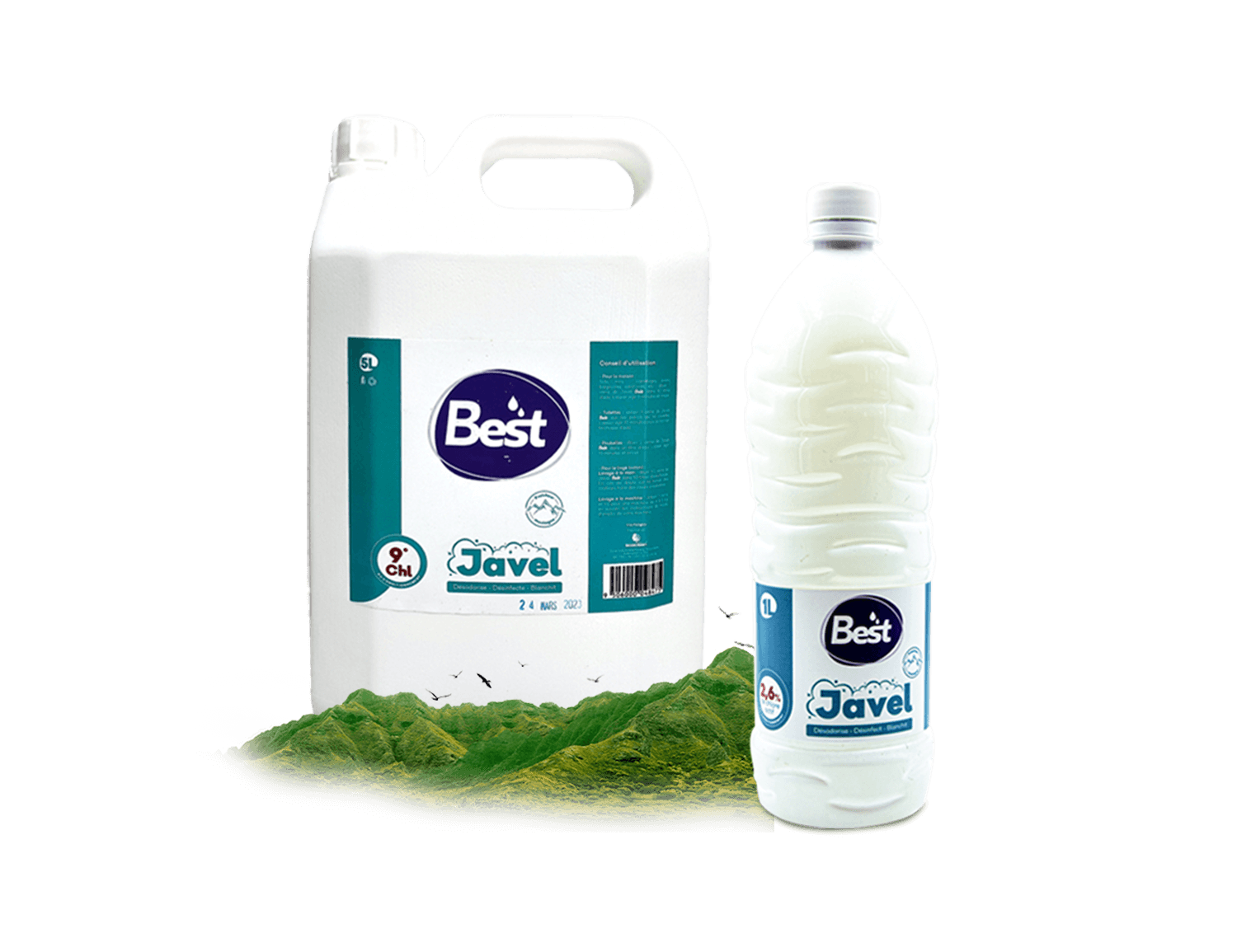 Eau de javel parfum fraicheur montagne - ECOCLEAN