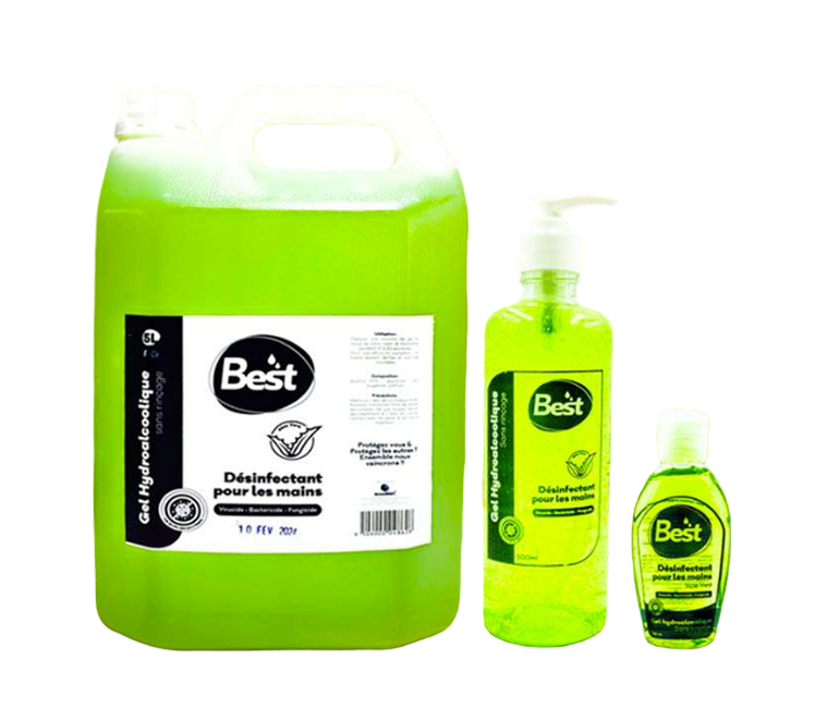 Gel hydroalcoolique parfum aloe vera - ECOCLEAN