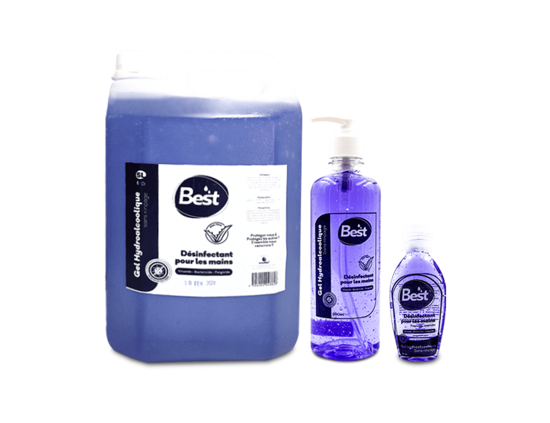 Gel hydroalcoolique parfum french lavender - ECOCLEAN